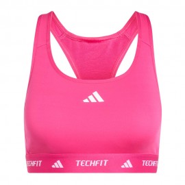 ADIDAS Reggiseno Sportivo Techfit Medium Support Fuxia Donna