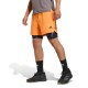 ADIDAS Shorts Sportivi Train Power Arancione Uomo