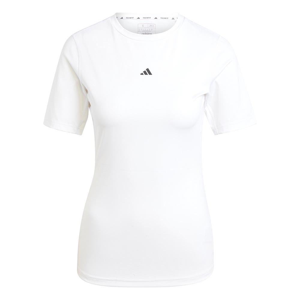 ADIDAS Maglietta Palestra Tech Fit Train Bianco Donna