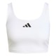 ADIDAS Top Palestra Train Logo Optime Bianco Donna