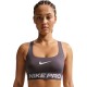 Nike Pro Reggiseno Sportivo Medium Support Grigio Donna