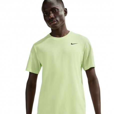Nike Dri-Fit Maglietta Palestra Logo Piccolo Train Dri Fit Lime Uomo