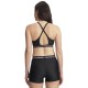 Under Armour Reggiseno Sportivo Cross Back Low Nero Donna