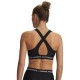 Under Armour Reggiseno Sportivo Cross Back Nero Donna