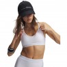 Under Armour Reggiseno Sportivo Crossback Low Bianco Donna