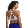 Under Armour Reggiseno Sportivo Crossback Low Bianco Donna