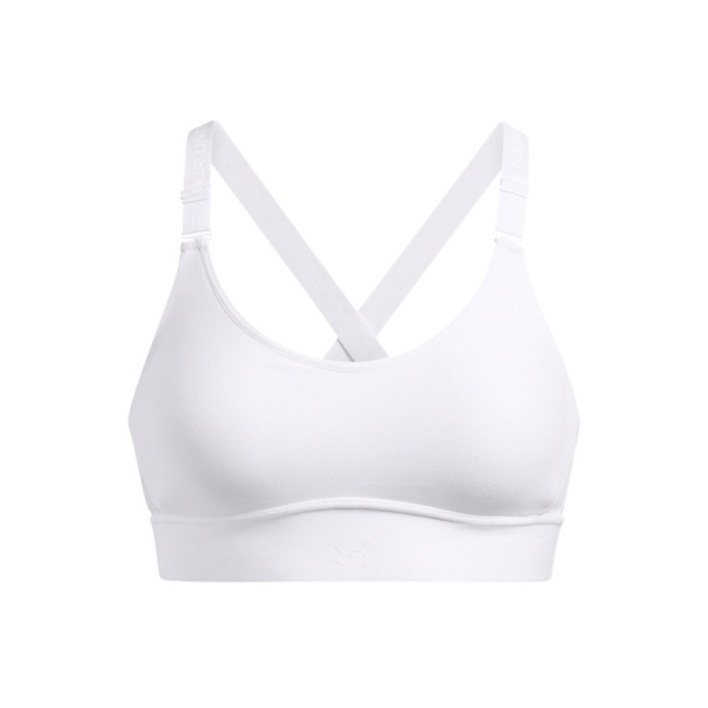 Under Armour Reggiseno Sportivo Infinity Bianco Donna
