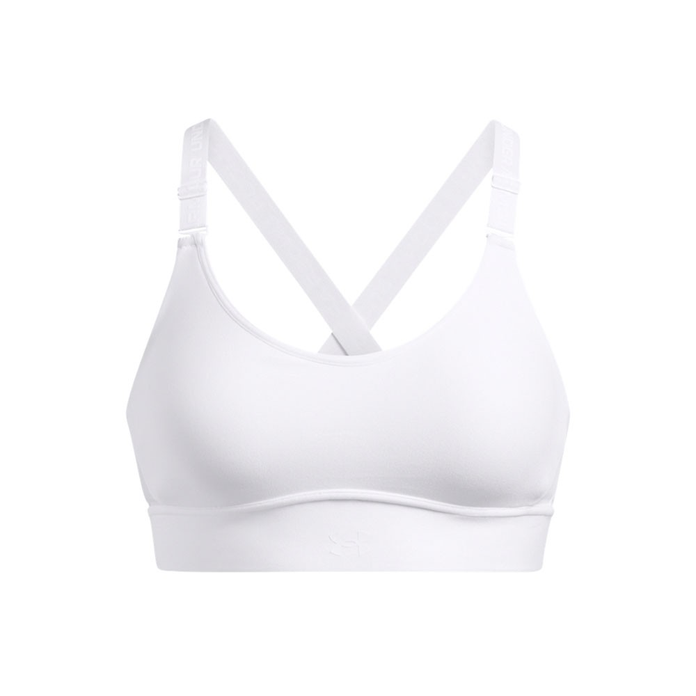 Under Armour Reggiseno Sportivo Infinity Bianco Donna
