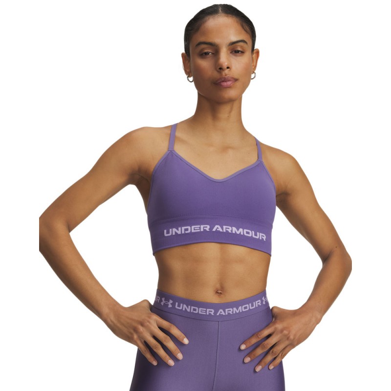 Under Armour Reggiseno Sportivo Seamless Viola Donna