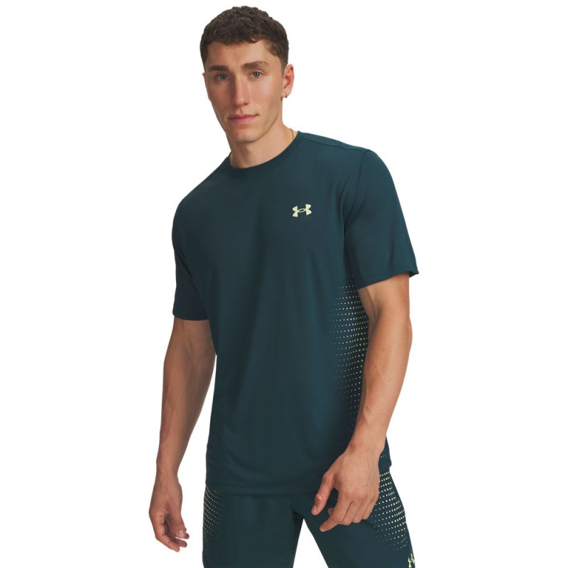 Under Armour Maglietta Palestra Tech Play Verde Uomo