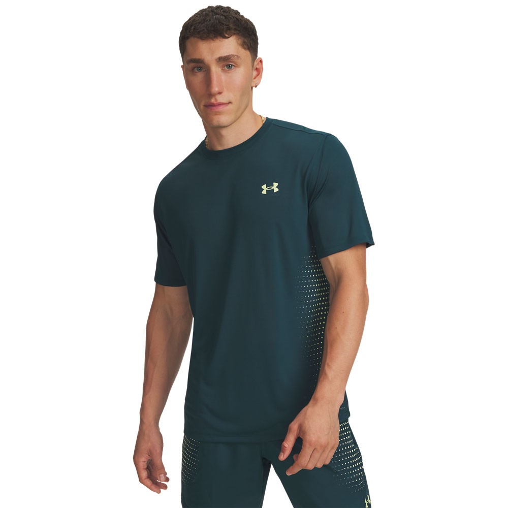 Under Armour Maglietta Palestra Tech Play Verde Uomo