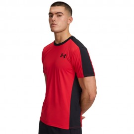 Under Armour Maglietta Palestra Heatgear Wordmark Red Uomo