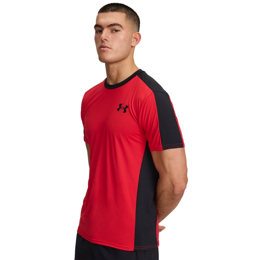 Under Armour Maglietta Palestra Hg Wordmark Red Uomo
