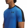 Under Armour Maglietta Palestra Hg Wordmark Blue Atlantis Uomo