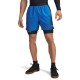 Under Armour Shorts Sportivi Vanish Wordmark Blue Atlantis Uomo