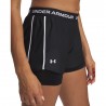 Under Armour Shorts Sportivi 2In1 Nero Donna