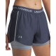 Under Armour Shorts Sportivi 2In1 Blu Donna