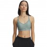 Under Armour Reggiseno Sportivo Crossback Low Mid Support Salvia Donna