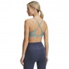 Under Armour Reggiseno Sportivo Crossback Low Mid Support Salvia Donna