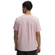 Under Armour Maglietta Palestra Logo Piccolo Rosa Uomo