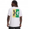 Under Armour Maglietta Palestra Logo Back Bianco Uomo
