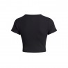 Under Armour Maglietta Palestra Crop Nero Donna