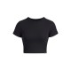 Under Armour Maglietta Palestra Crop Nero Donna