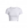 Under Armour Maglietta Palestra Crop Bianco Donna
