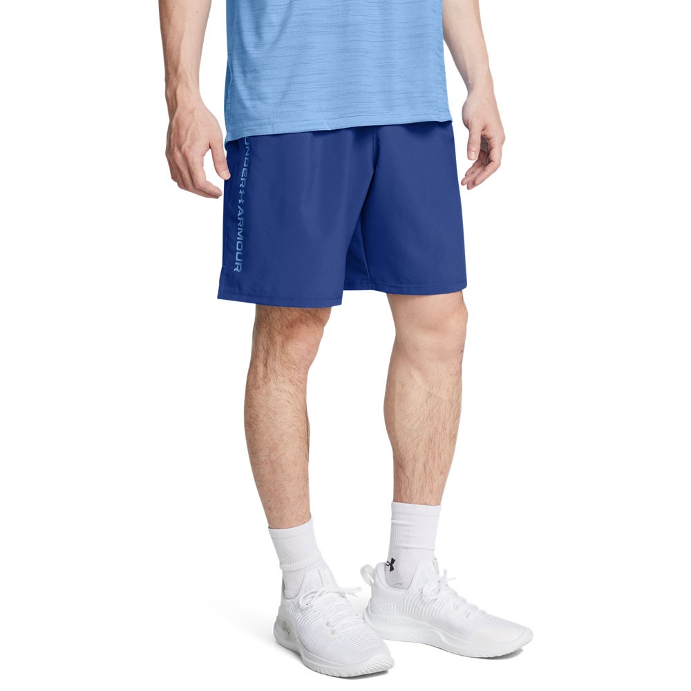 Under Armour Shorts Sportivi Woven Blu Uomo