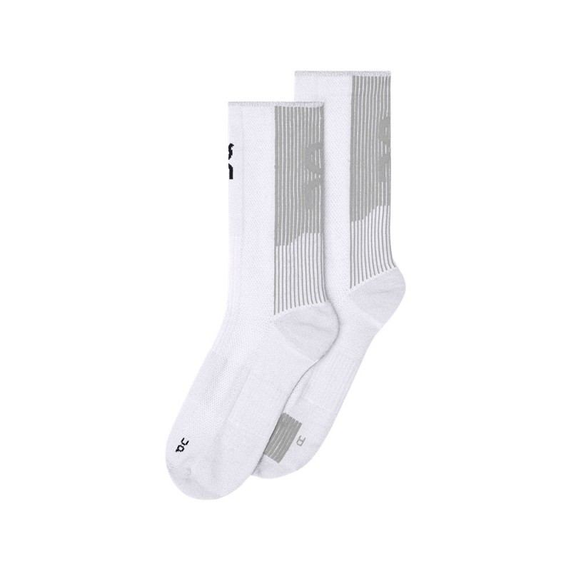 On Performance Run Sock High Bianco