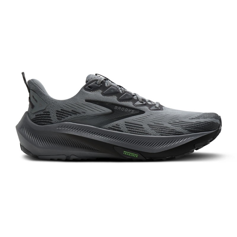 Brooks Ghost Trail Grigio Nero - Scarpe trail running Uomo