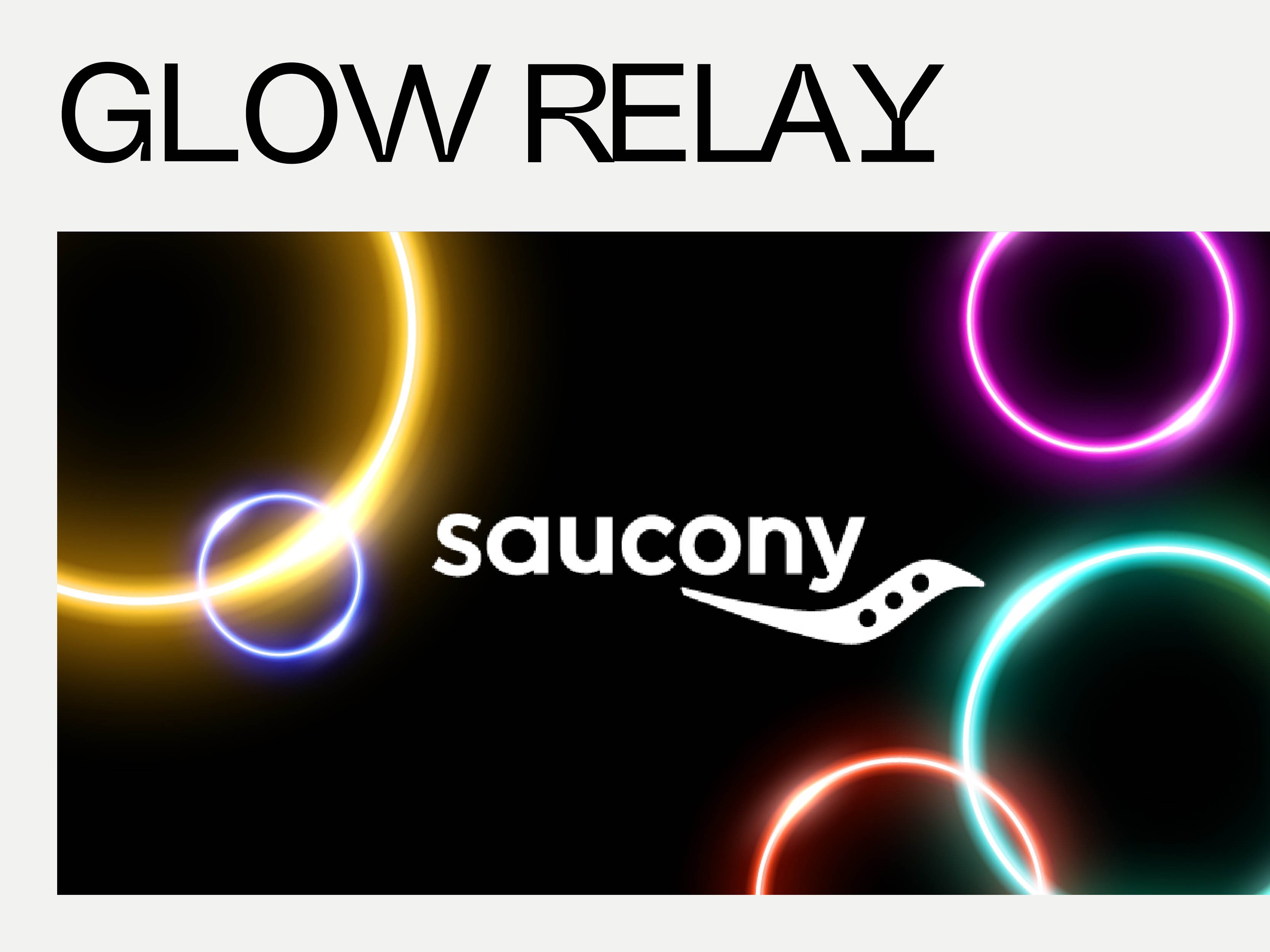 GLOW RELAY BY SAUCONY