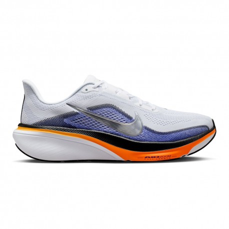 Nike Pegasus 42 Bianco Metallic Argento-Lapis - Scarpe Running Uomo