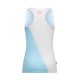 La Sportiva Canotta Trail Running Flow Hibiscus Malibu Blue Donna