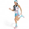 La Sportiva Canotta Trail Running Flow Hibiscus Malibu Blue Donna