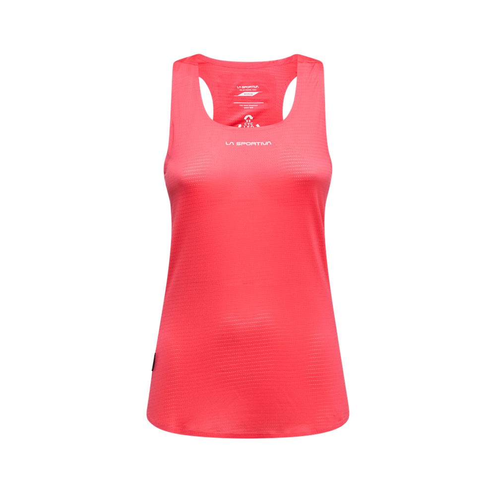 La Sportiva Canotta Trail Running Pure Hibiscus Bianco Donna