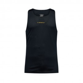 La Sportiva Canotta Trail Running Pure Nero Giallo Uomo