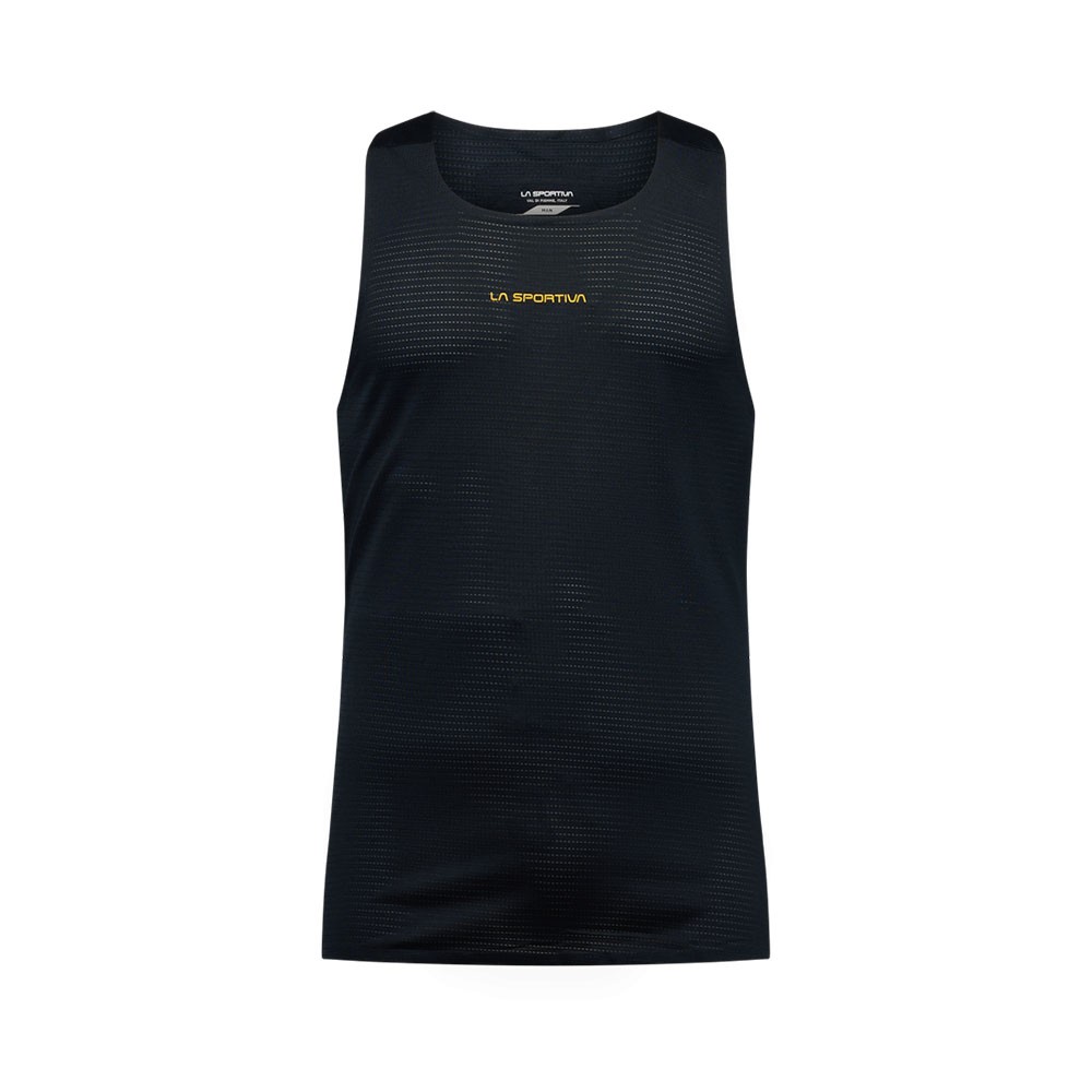 La Sportiva Canotta Trail Running Pure Nero Giallo Uomo