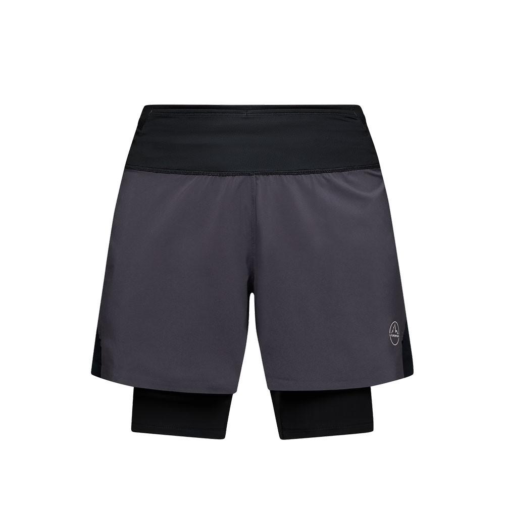 La Sportiva Short Trail Running Ultra Distance Onyx Chalk Uomo