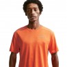 Nike Miler T-Shirt Running Safety Arancio Reflective Silv Uomo