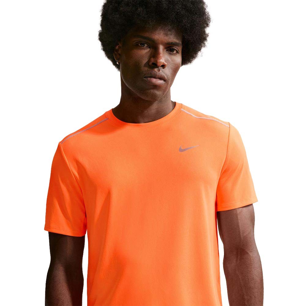 Nike Miler T-Shirt Running Total Arancio Reflective Silv Uomo