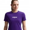 Nike Swift T-Shirt Running London Court Purple Donna