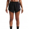 Nike Aeroswift Pantaloncini Running 2" Nero Bianco Donna