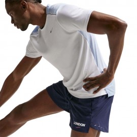 Nike Stride Pantaloncini Running 5" London Midnight Navy Court Purple Uomo