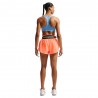 Nike Tempo Flow Swoosh Pantaloncini Running Arancio Pulse Reflective Silv Donna