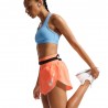 Nike Tempo Flow Swoosh Pantaloncini Running Arancio Pulse Reflective Silv Donna