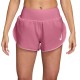 Nike Tempo Flow Swoosh Pantaloncini Running Peony Rosa Foam Donna
