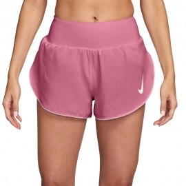 Nike Tempo Flow Swoosh Pantaloncini Running Peony Rosa Foam Donna