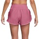 Nike Tempo Flow Swoosh Pantaloncini Running Peony Rosa Foam Donna