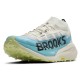Brooks Cascadia Elite Bianco Azzurro Nero - Scarpe Trail Running Uomo